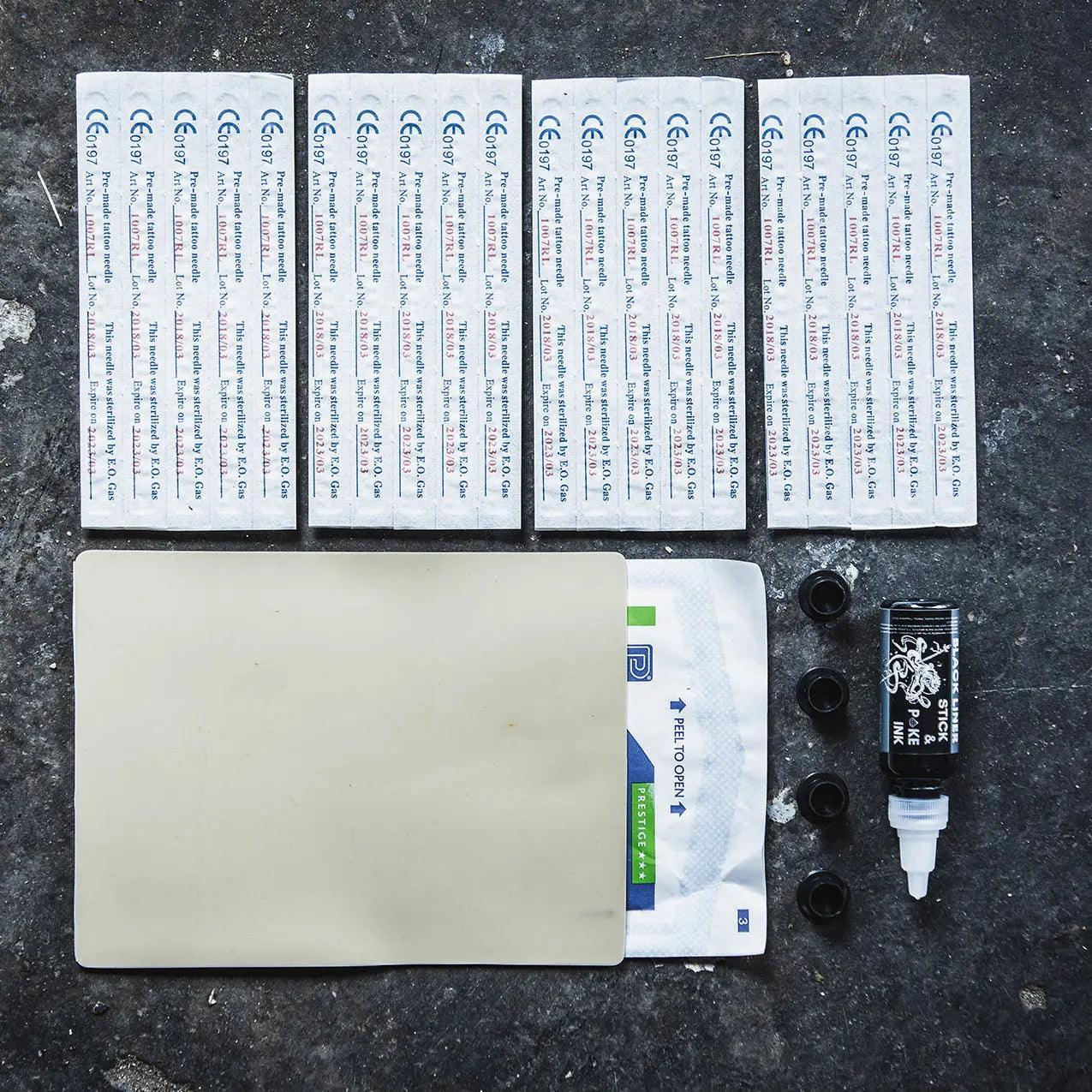 10 products you need for your stick and poke setup SINGLE NEEDLE