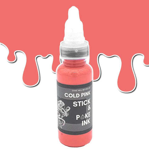 Cold Pink - Stick and Poke Tattoo Ink - SINGLE NEEDLE