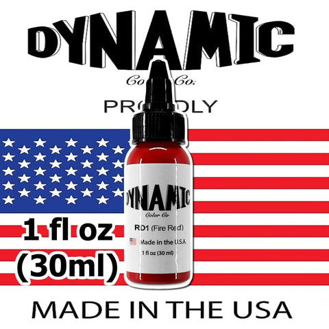 Dynamic Fire Red - Premium - Stick and Poke Tattoo Ink - SINGLE NEEDLE