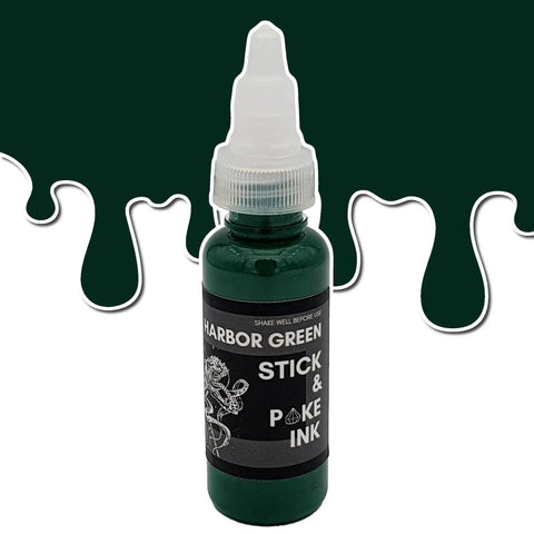 Harbor Green - Stick & Poke Tattoo Ink - SINGLE NEEDLE