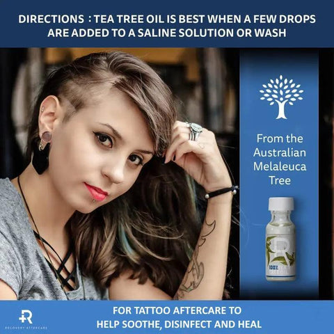Recovery Tea Tree Oil for Skin Healing - SINGLE NEEDLE