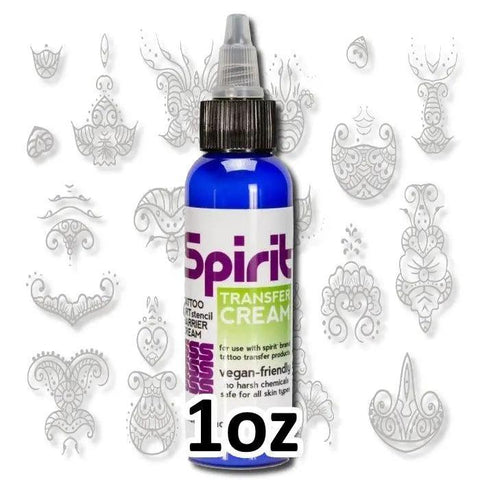 Spirit Stencil Transfer Cream 1oz - Vegan Friendly - SINGLE NEEDLE