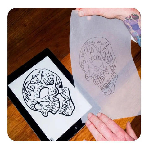 Stencil Tracing Paper for Stick and Poke Tattoo Designs - SINGLE NEEDLE
