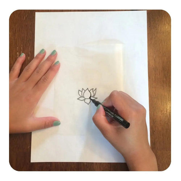 Stencil Tracing Paper for Stick and Poke Tattoo Designs SINGLE NEEDLE