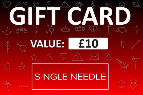 Stick and Poke Tattoo Kits Gift Card - SINGLE NEEDLE