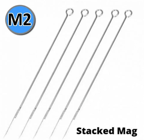 Stick & Poke Tattoo Needles - Stacked Magnums - M2 - SINGLE NEEDLE