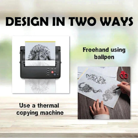 Tattoo Thermal Carbon Transfer Paper 11'' - SINGLE NEEDLE