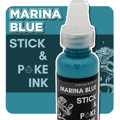 Marina Blue tattoo Ink for Stick and Poke Tattooists