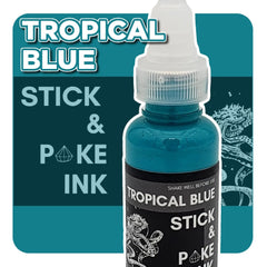 Tropical Blue Tattoo Ink for Stick and Poke Tattooists