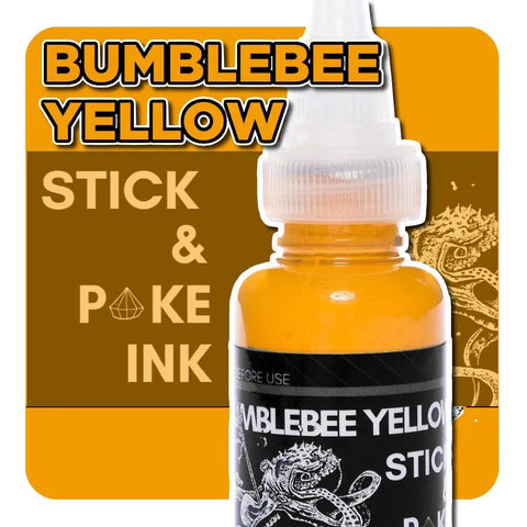 Bumblebee Yellow - Stick and Poke Tattoo Ink - SINGLE NEEDLE