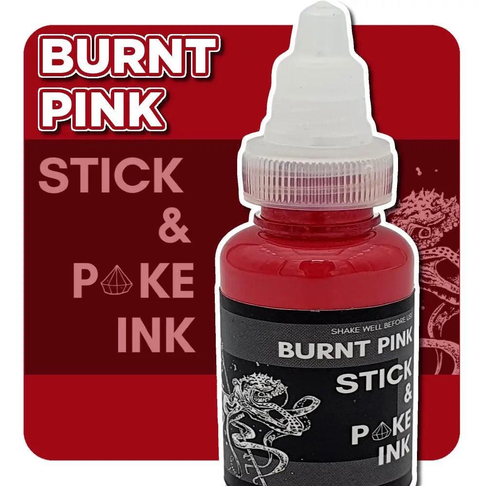 Pink Skin Ink Burnt Pink tattoo Ink for Stick and Poke Tattooists | SINGLE NEEDLE