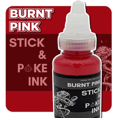 Burnt Pink - Stick and Poke Tattoo Ink - SINGLE NEEDLE
