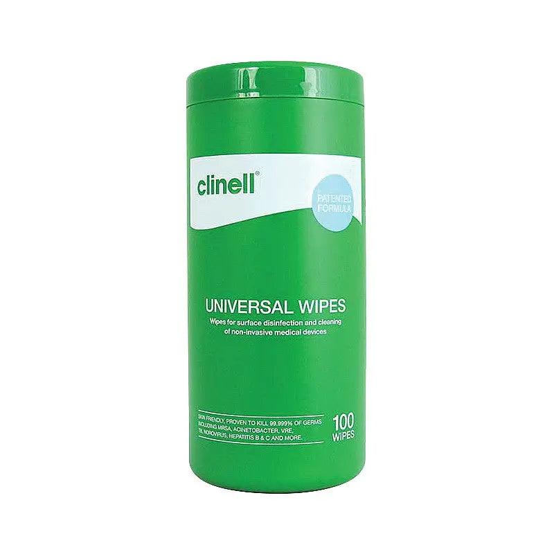Clinell Universal Sanitising Wipes x 100 - SINGLE NEEDLE