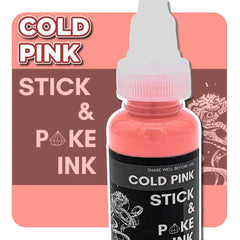 Cold Pink - Stick and Poke Tattoo Ink - SINGLE NEEDLE