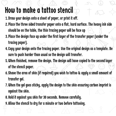 Gold Standard Stencil Primer for Stick and Poke Tattoo Stencils - SINGLE NEEDLE
