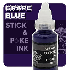 Grape Blue - Stick and Poke Tattoo Ink - SINGLE NEEDLE