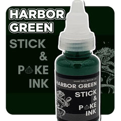 Harbor Green - Stick & Poke Tattoo Ink - SINGLE NEEDLE
