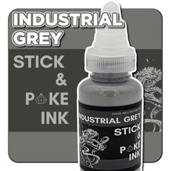 Industrial Grey - Stick & Poke Tattoo Ink - SINGLE NEEDLE