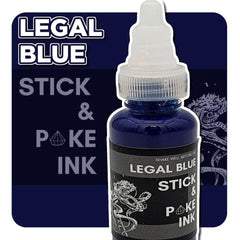 Legal Blue - Stick and Poke Tattoo Ink - SINGLE NEEDLE