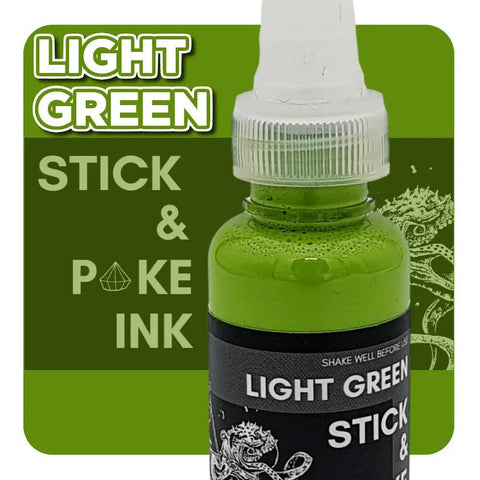 Light Green - Stick and Poke Tattoo Ink - SINGLE NEEDLE