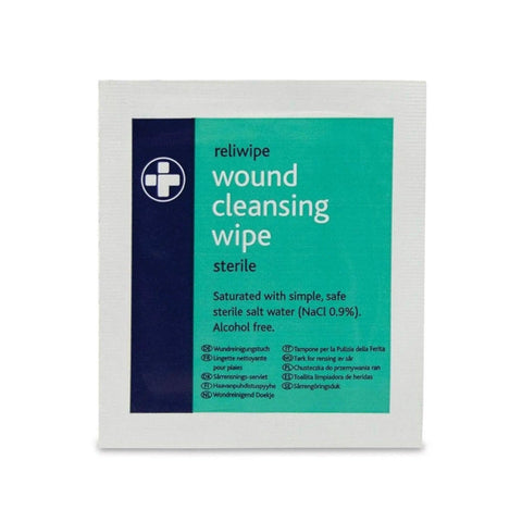Reliwipe Tattoo Wound Cleaning Wipes - SINGLE NEEDLE