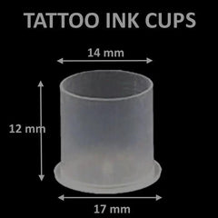 Stable Tattoo Ink Cups - 14mm - SINGLE NEEDLE