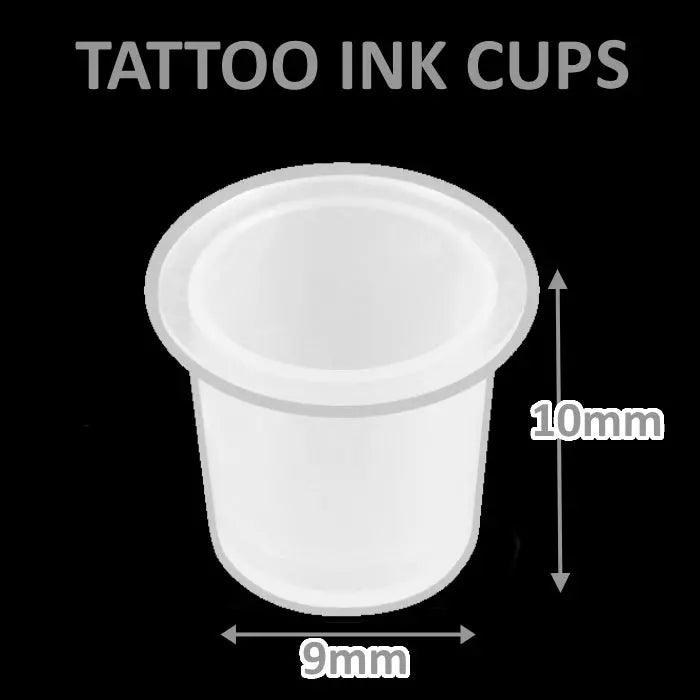 Stable Tattoo Ink Cups - 9mm - SINGLE NEEDLE