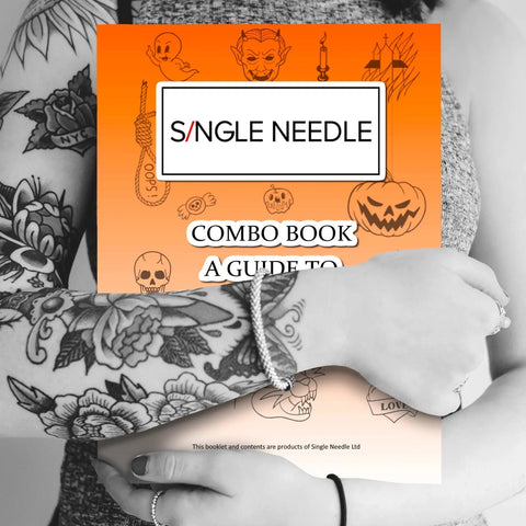 Stick and Poke Tattoo Guide for use of Combo Kits - SINGLE NEEDLE
