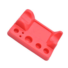 Stick & Poke Tattoo Needle Stand and Ink Cup Holder - Red Silicone Tattooing Accessories Organiser - SINGLE NEEDLE