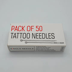 Stick & Poke Tattoo Needles - Flat Shaders  - FS - SINGLE NEEDLE