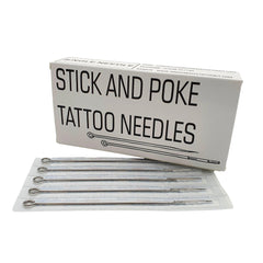 Stick & Poke Tattoo Needles - Round Shaders - RS - SINGLE NEEDLE