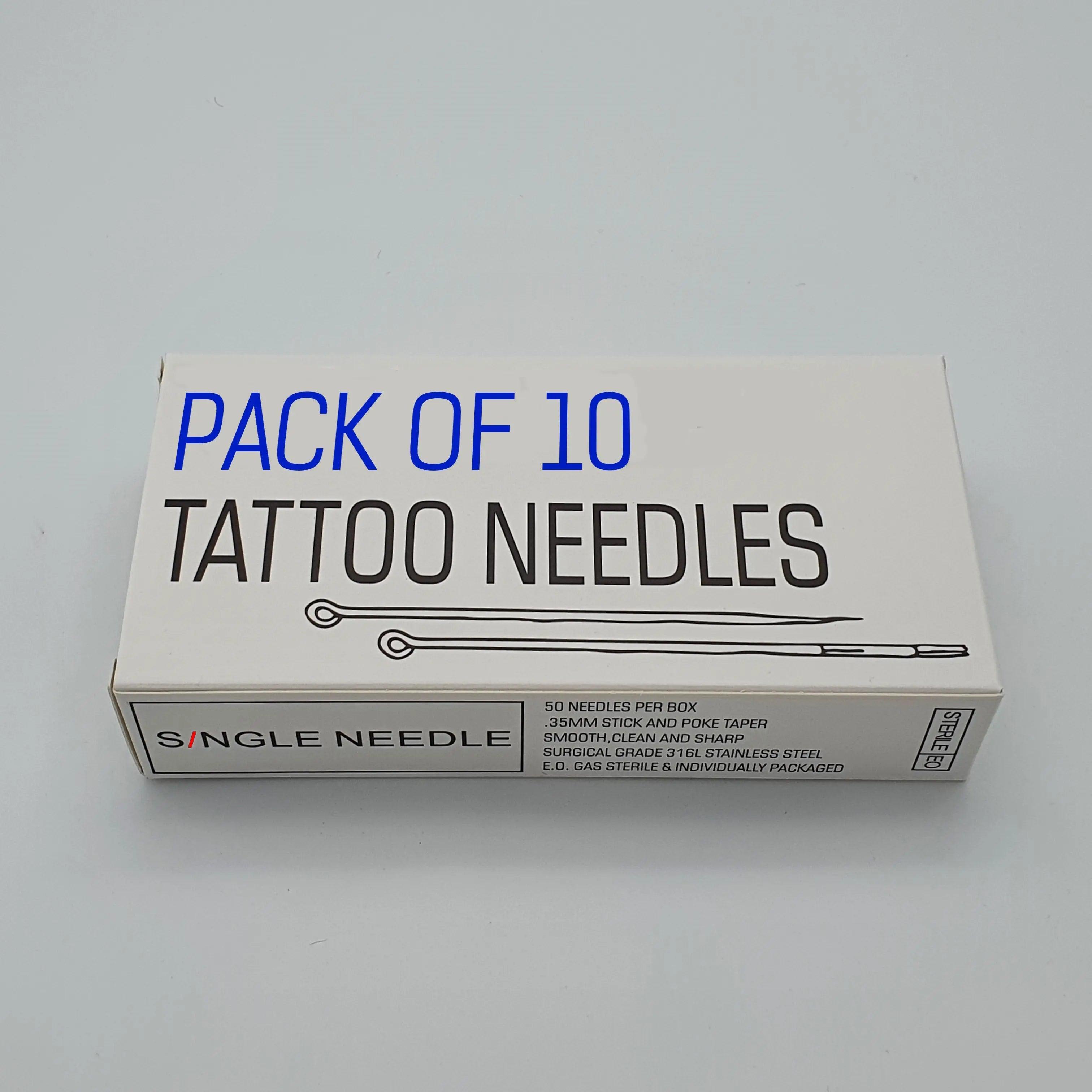 Stick & Poke Tattoo Round Shader Needles RS SINGLE NEEDLE