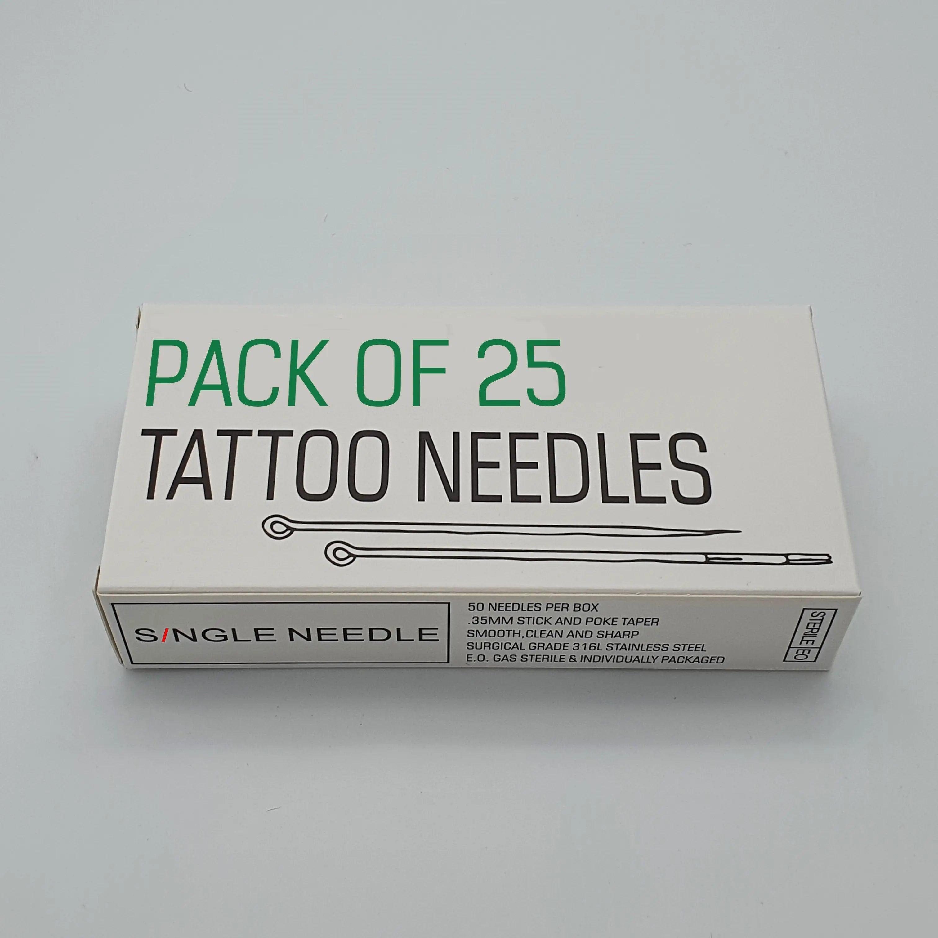 Stick & Poke Tattoo Round Shader Needles RS SINGLE NEEDLE