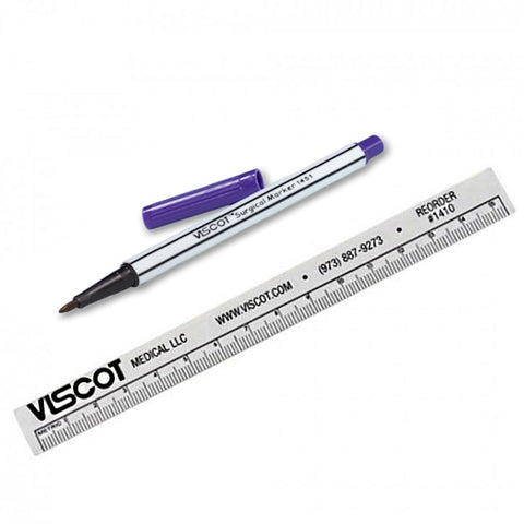 Viscot Mini Tattoo Skin Marker - With Ruler