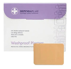 Wash Proof Tattoo Aftercare Plasters 7.5cm x 5cm – Box of 50 - SINGLE NEEDLE